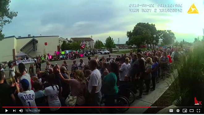 Spokane body cam footage shows cops' attitudes on noise issues at Planned Parenthood protests