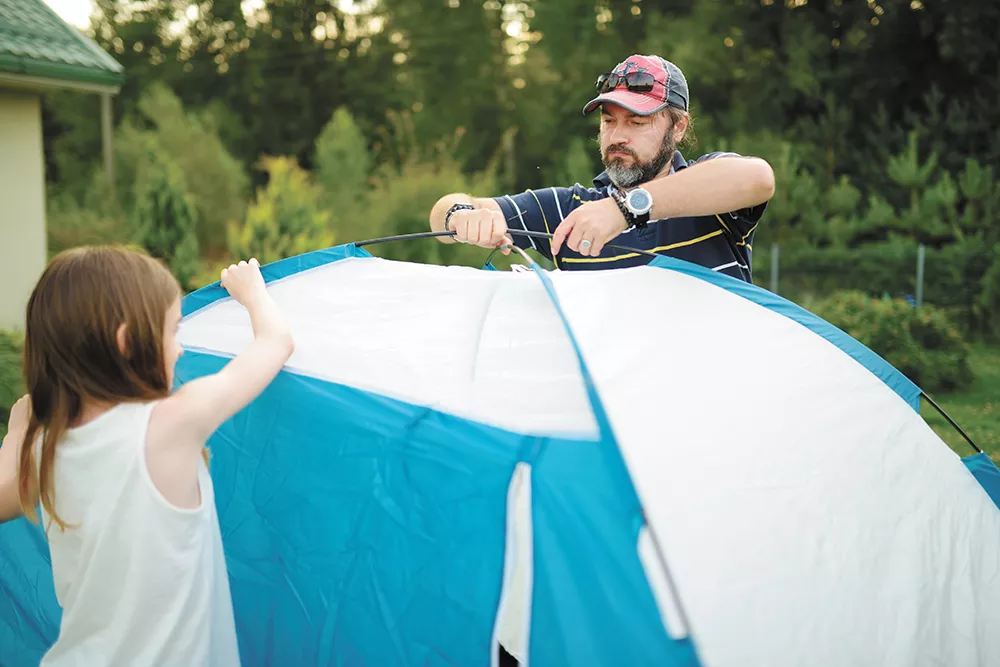 Craving an outdoor adventure, but not wanting to leave home? Backyard camping offers plenty of possibilities