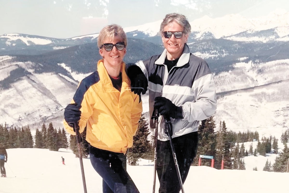 Dad's dementia robbed us of that one happy last run, but in my dreams, he's carving powder down sunny slopes