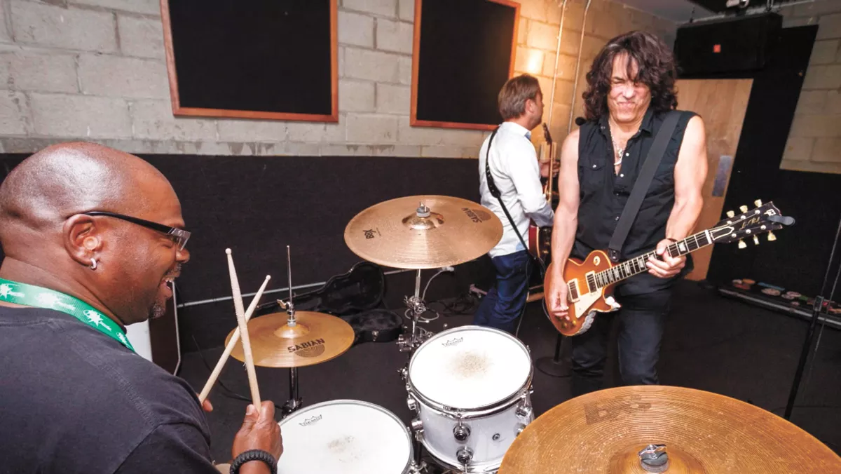 The documentary Rock Camp takes us inside the event that lets regular people live out their superstar fantasies