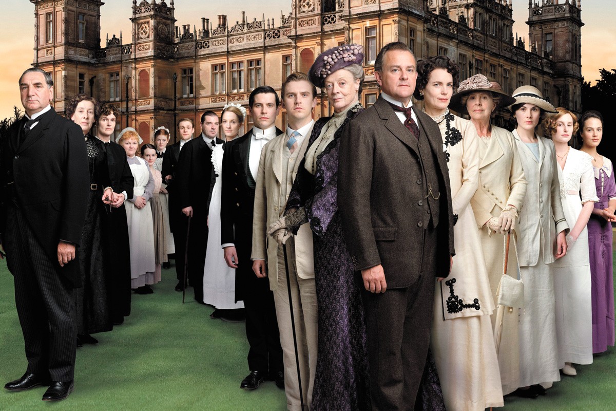 My first time ... watching the hit period drama Downton Abbey