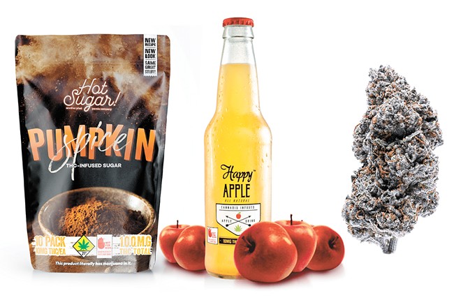 Autumn abounds with season-appropriate flavors and strains from apple and pumpkin spice to Blue Frost