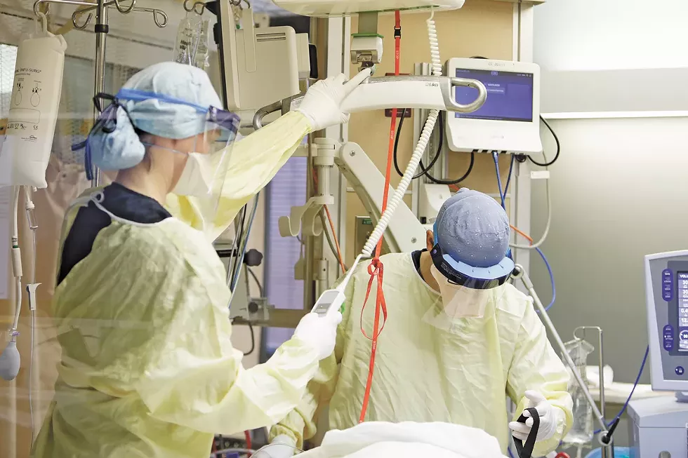 With unvaccinated COVID patients swamping local hospitals, exhausted health care workers stare down death on a daily basis