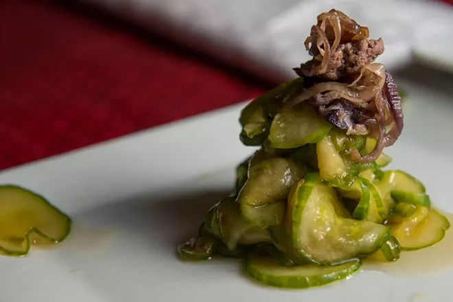 Mike Lish's dish: Hakke Bof with Agurkesalat (9)