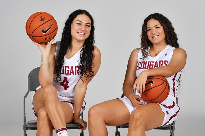 Sisters Krystal and Charlisse Leger-Walker &#10;hope to lead WSU's women's squad to a &#10;second straight magical season
