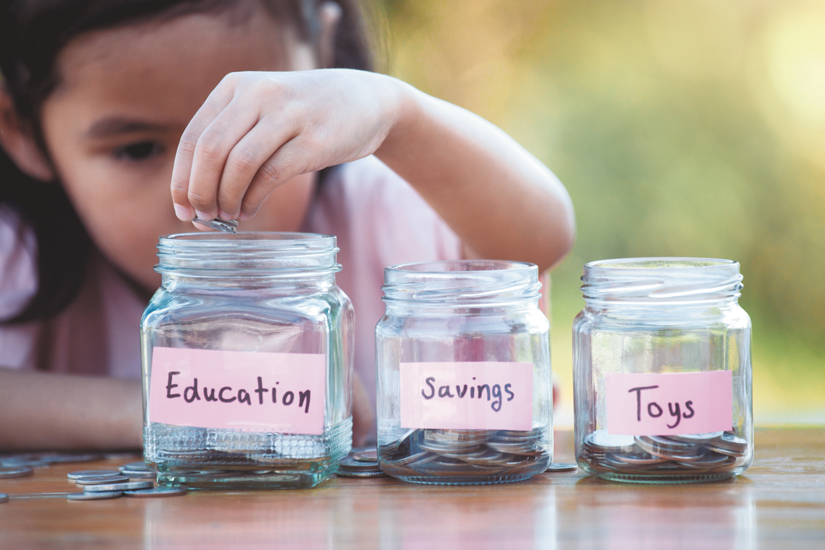 It's never too early to start talking to kids about money - or to start patterning healthy financial behaviors