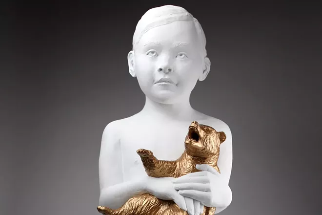 Mya Cluff's exhibition at SFCC explores the connection to and dividing line between mother and child