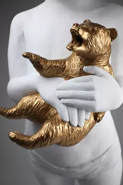 Mya Cluff's exhibition at SFCC explores the connection to and dividing line between mother and child
