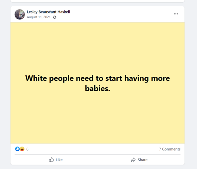 Lesley Haskell, wife of Spokane County Prosecutor, calls herself 'White nationalist,' uses N-word as slur (2)