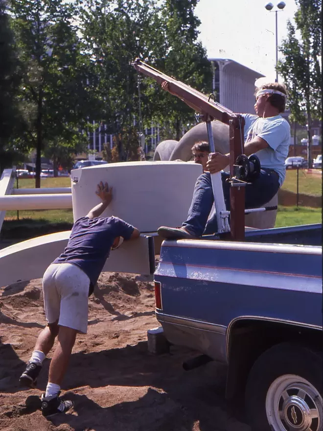 EXCLUSIVE PHOTOS: Ken Spiering reflects on building the Riverfront Park Radio Flyer