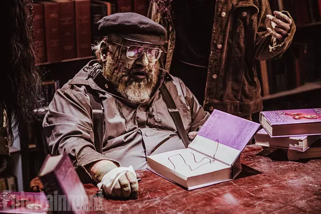 Turns out, George R.R. Martin wasn't in Spokane last month just for Sasquan