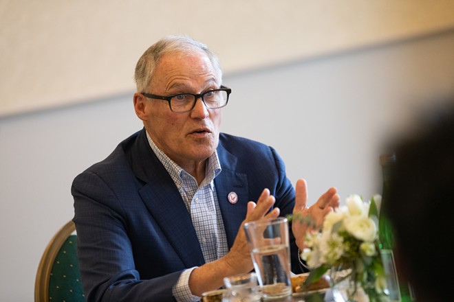 Gov. Jay Inslee presided over a booming economy and the nation's worst housing shortage — will it help or hurt his former commerce director in her run for Spokane mayor?