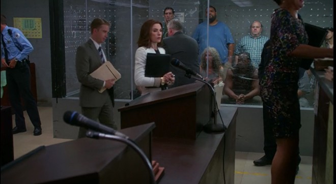 How the background noise on The Good Wife highlights the inequality of the justice system