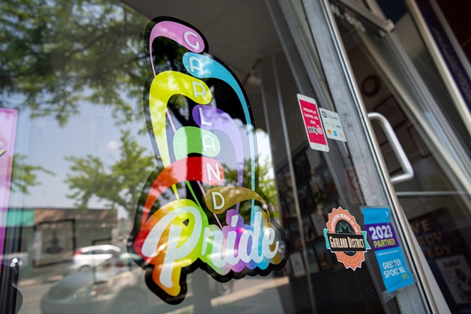 Pride flags in Spokane's Garland District divide businesses and property owners