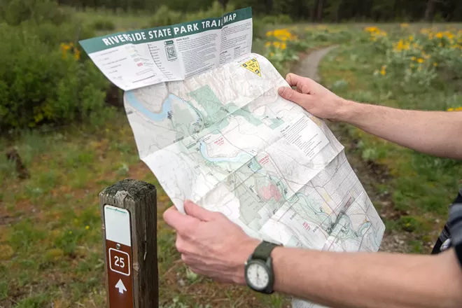 A 25-mile hike encircles Spokane's Riverside State Park. I tried to walk it in a single day