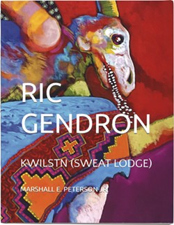 Artist Ric Gendron is optimistic after a health scare, with a new book promoting his art and more time spent with family and painting