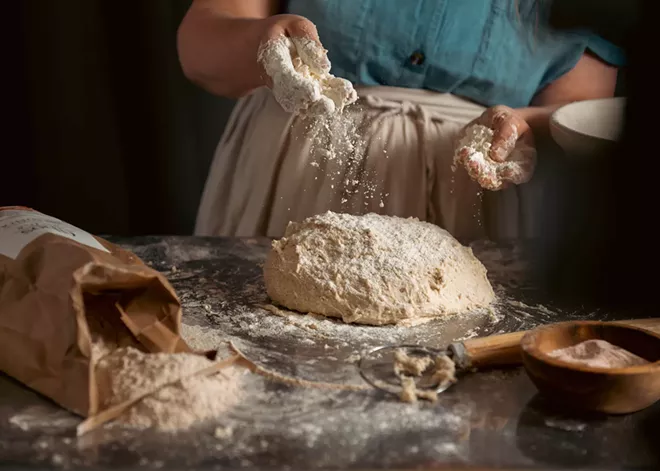 Stacie Kearney's sourdough starter traveled the Oregon Trail 176 years ago,&#10; but each loaf begins and ends differently