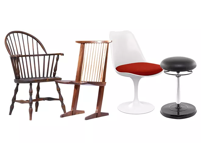 These chairs weave a tale of humankind's desire for comfort, rest and pleasing aesthetics