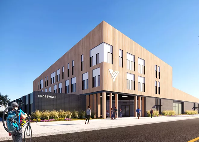 This fall, the new Crosswalk &#10;youth shelter near Spokane &#10;Community College will break ground