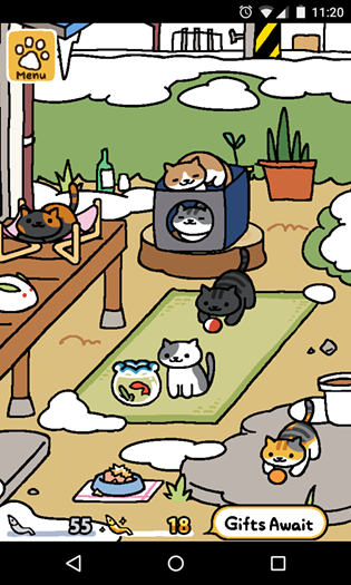 CAT FRIDAY: The mobile game Neko Atsume is making us lose our minds