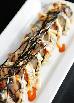 Don't mess around in &#10;Coeur d'Alene with Kaiju's deep-fried, &#10;banned-in-Japan King Kong roll