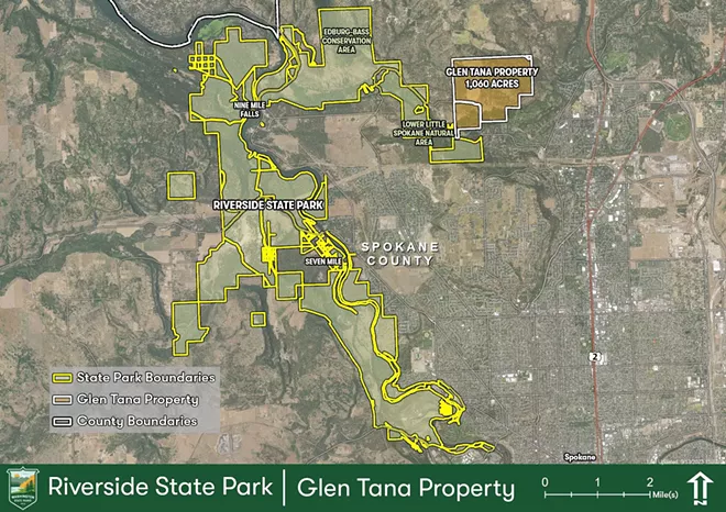 A historic property may be added to Riverside State Park, connecting it to Waikiki Springs and providing river access vital to salmon reintroduction in the region