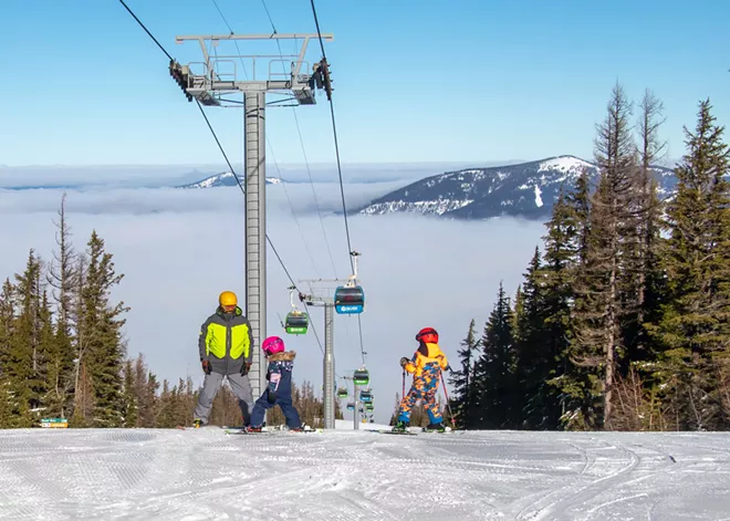 Take a break on the Snack Shack's new outdoor deck before returning to the slopes at Silver Mountain