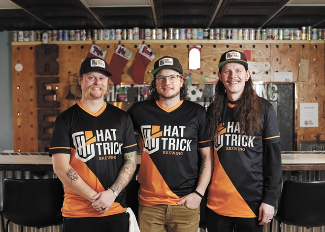 Hat Trick Brewing is a new hangout in West Central Spokane focused on friends and fútbol
