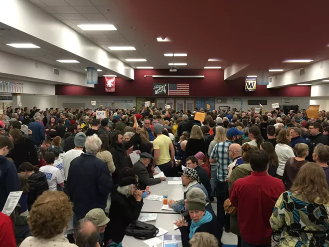 "Feeling the Bern" at Chase Middle School