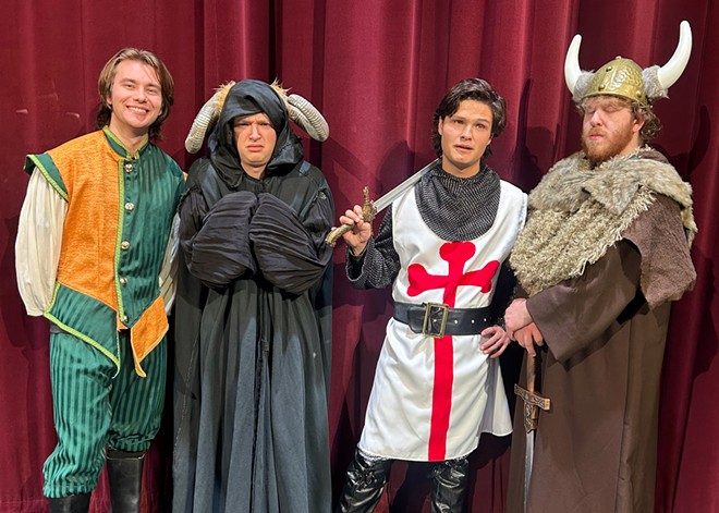 The die-hard Monty Python fans in Aspire's Spamalot are relishing its over-the-top Broadway riffs &mdash; and closure