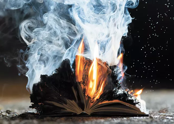 Adults and children both meet the wider world through reading; too many want to take that away