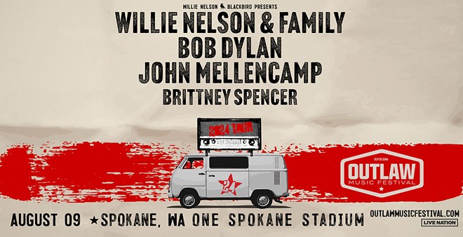 Outlaw Music Festival brings Willie Nelson, Bob Dylan and John Mellencamp to ONE Spokane Stadium in August