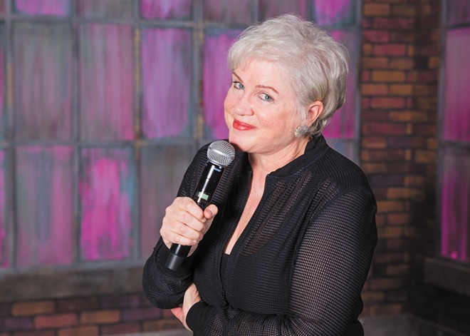 Julia Sweeney's Spokane-filmed comedy special, test drive some artwork; plus, new music!