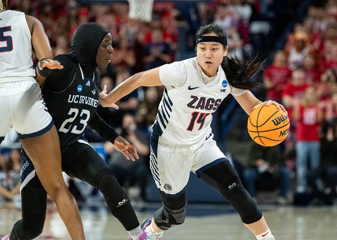 Gonzaga's men and women are still dancing in the NCAA Basketball Tournaments' Sweet 16s