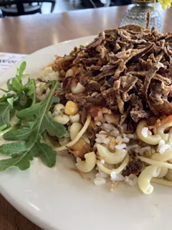 Around the World in 80 Plates: Kushari and Basbousa from Egypt