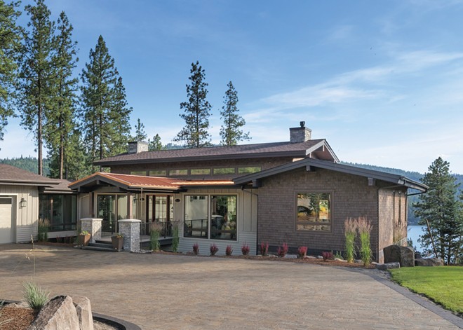 Watercolor hues and thoughtful design elements unite to create a welcoming home on Lake Coeur d'Alene