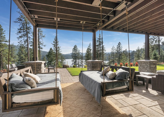 Watercolor hues and thoughtful design elements unite to create a welcoming home on Lake Coeur d'Alene