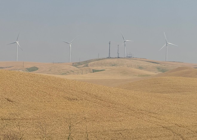 A proposed wind turbine project promises to bring jobs and tax revenue to the Palouse; some residents think the project has a turbulent future