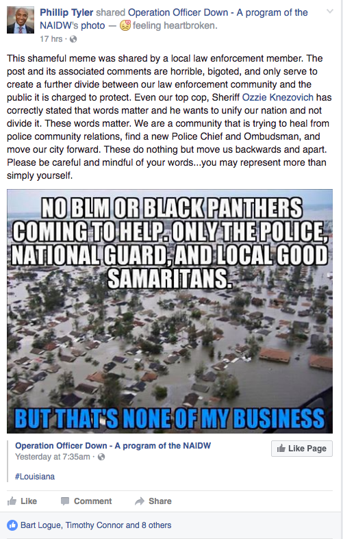 Spokane deputy's post about Black Lives Matter sparks debate among local law enforcement