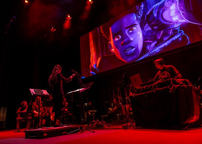 Q&A: What it's like to conduct a live orchestra (and DJ) along with a screening of Spider-Man: Across the Spider-Verse