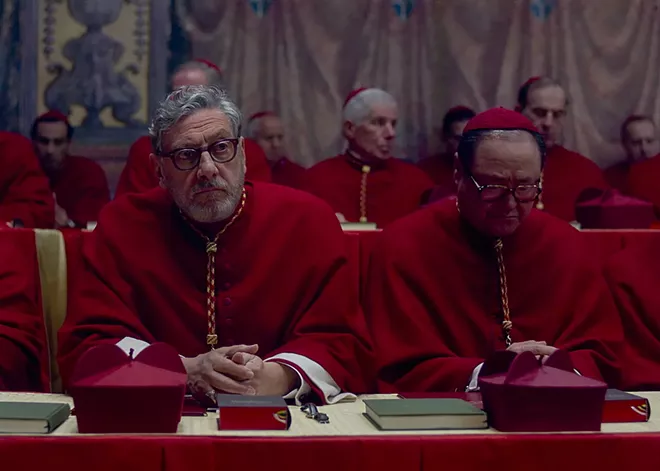 Ralph Fiennes brings the gravitas to Conclave, a pulpy film about catty Catholic cardinals vying for the top job