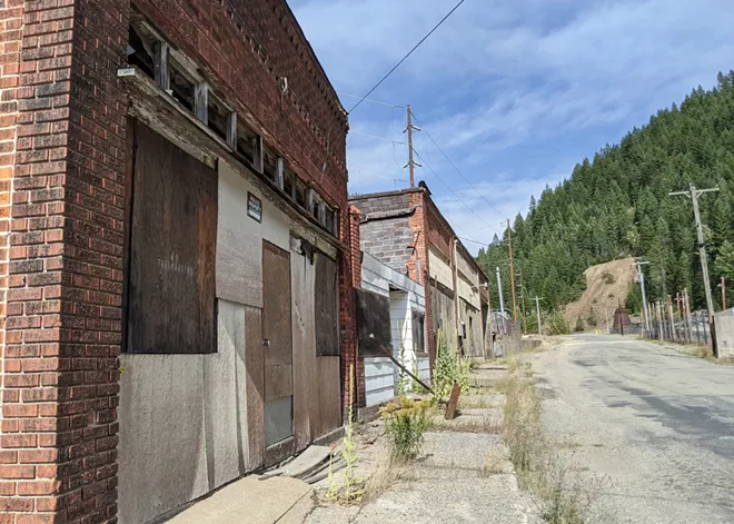 Burke, Idaho: Wedged between mountains, the Silver Valley &#10;mine town's history of rich resources still &#10;echoes down the canyon