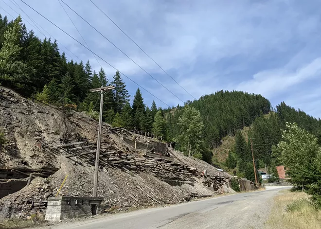 Burke, Idaho: Wedged between mountains, the Silver Valley &#10;mine town's history of rich resources still &#10;echoes down the canyon