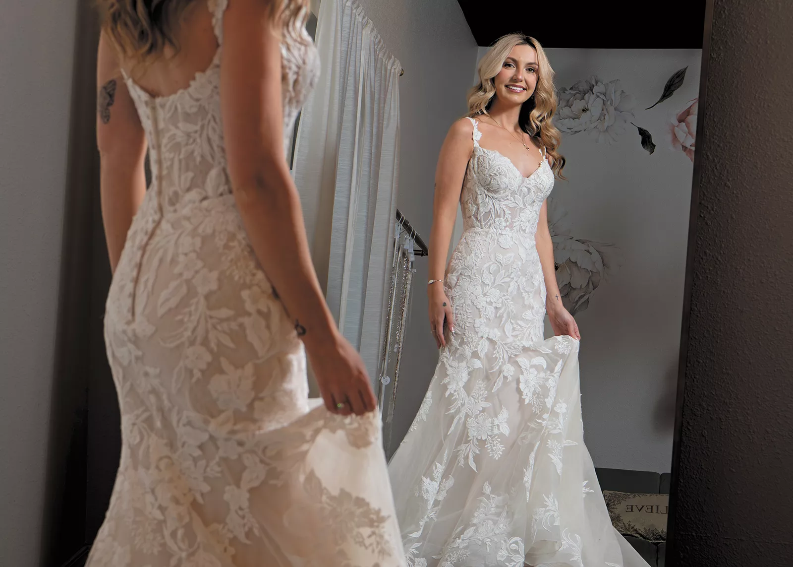 Local bridal shops make both classic and trendy dresses available for Inland Northwest brides