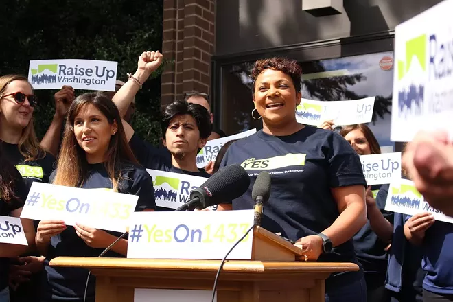 Minimum wage passes, Stuckart's "Democracy Credits" initiative fails and the results of other ballot measures