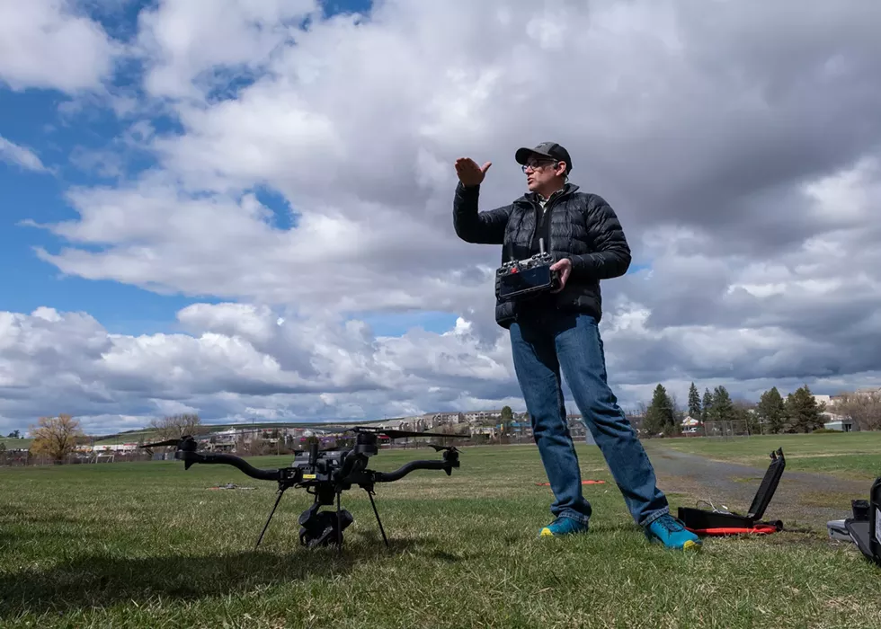 Drones help with &#10;everything from real &#10;estate photography to &#10;protecting crops and tracking pygmy rabbits across the Inland Northwest