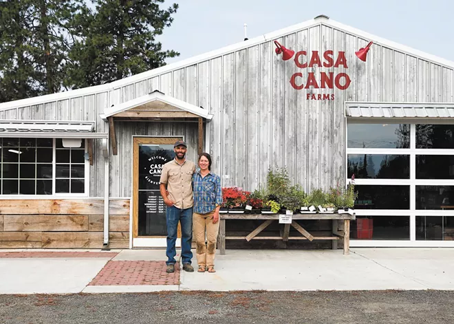 A farm store stocked with local goods sprouts on the Palouse