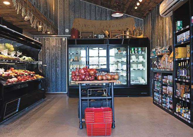 A farm store stocked with local goods sprouts on the Palouse