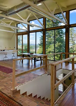 With views of the winding Spokane River, a run-down home gets a new life as a Hollywood screenwriter's escape