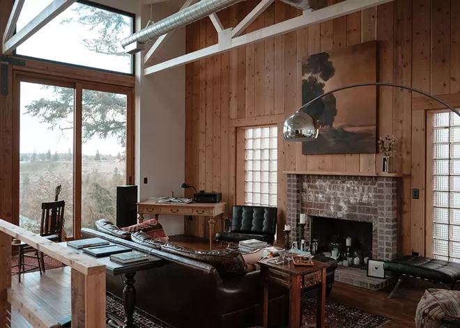 With views of the winding Spokane River, a run-down home gets a new life as a Hollywood screenwriter's escape